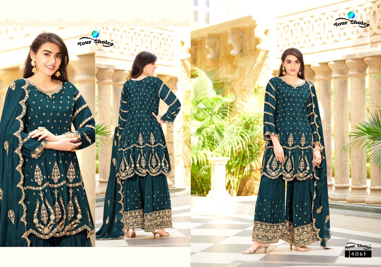 Your Choice Zuree Heavy Festive Wear Heavy Embroidery Designer Salwar Kameez Collection